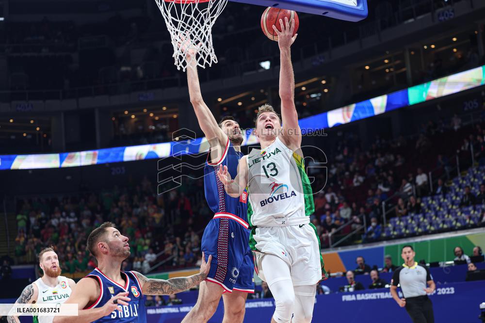 (SP)PHILIPPINES-MANILA-BASKETBALL-FIBA WORLD CUP-QUARTERFINAL-LTU VS SRB