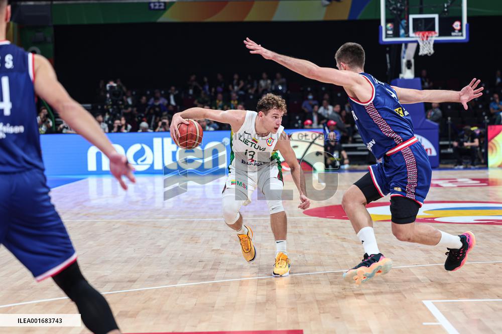 (SP)PHILIPPINES-MANILA-BASKETBALL-FIBA WORLD CUP-QUARTERFINAL-LTU VS SRB