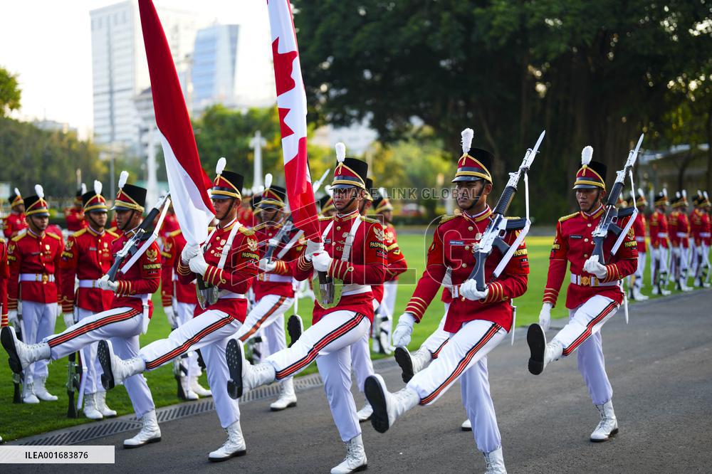 Justin Trudeau Arrives To Jakarta