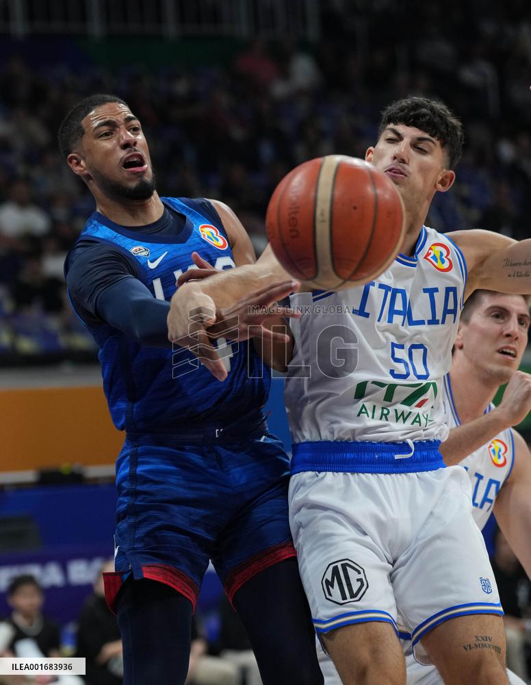 (SP)PHILIPPINES-MANILA-BASKETBALL-FIBA WORLD CUP-QUARTERFINAL-ITA VS USA