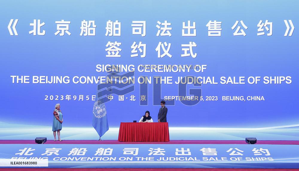 CHINA-BEIJING-UN CONVENTION-SIGNING CEREMONY (CN)