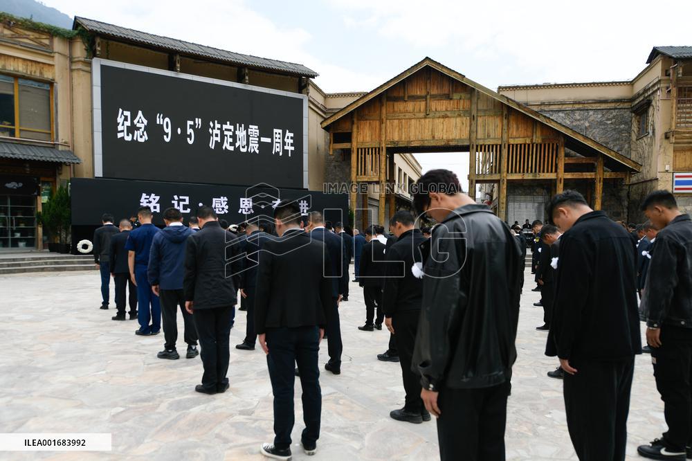 CHINA-SICHUAN-LUDING-EARTHQUAKE-ANNIVERSARY(CN)