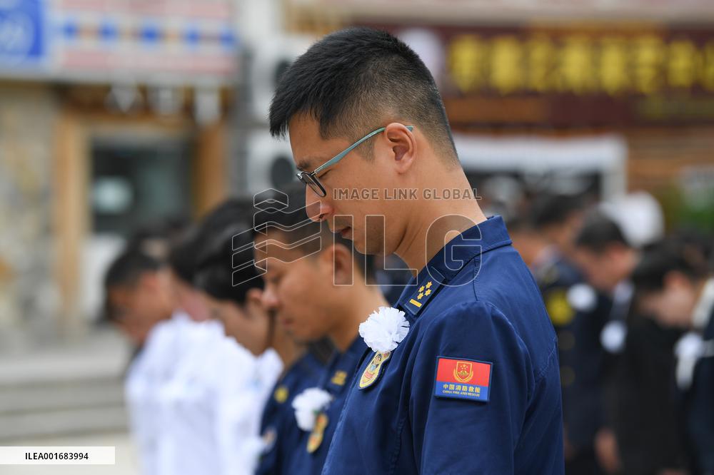 CHINA-SICHUAN-LUDING-EARTHQUAKE-ANNIVERSARY(CN)