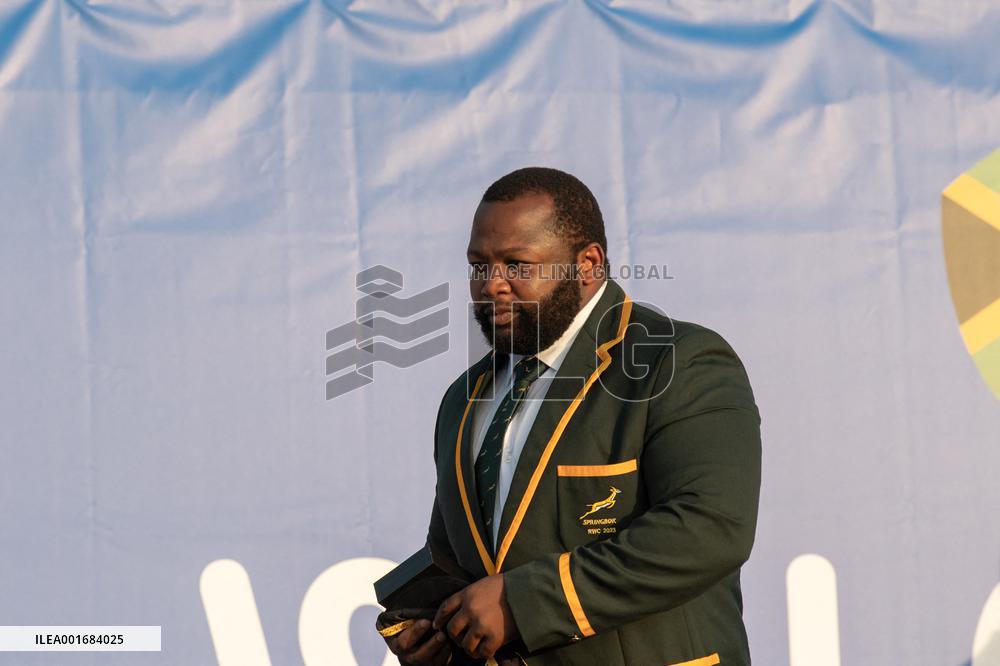 Rugby World Cup - South African Team Welcome - Toulon