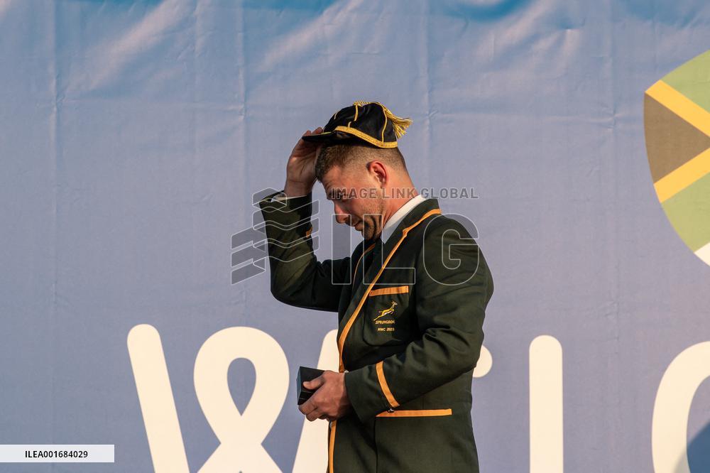 Rugby World Cup - South African Team Welcome - Toulon