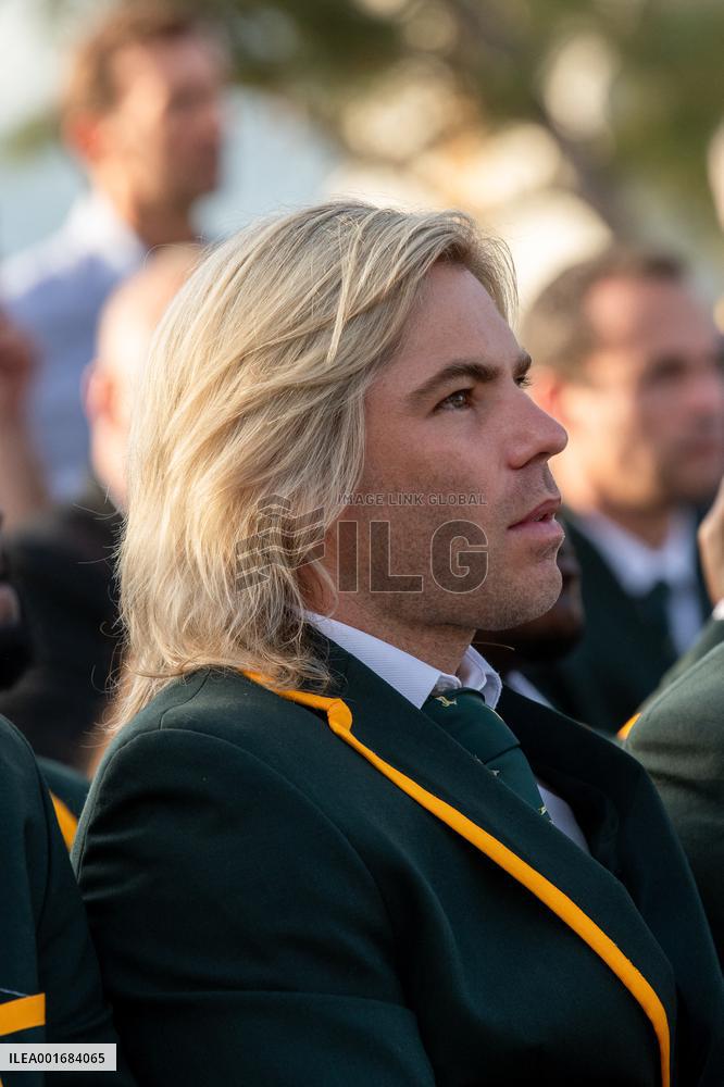 Rugby World Cup - South African Team Welcome - Toulon
