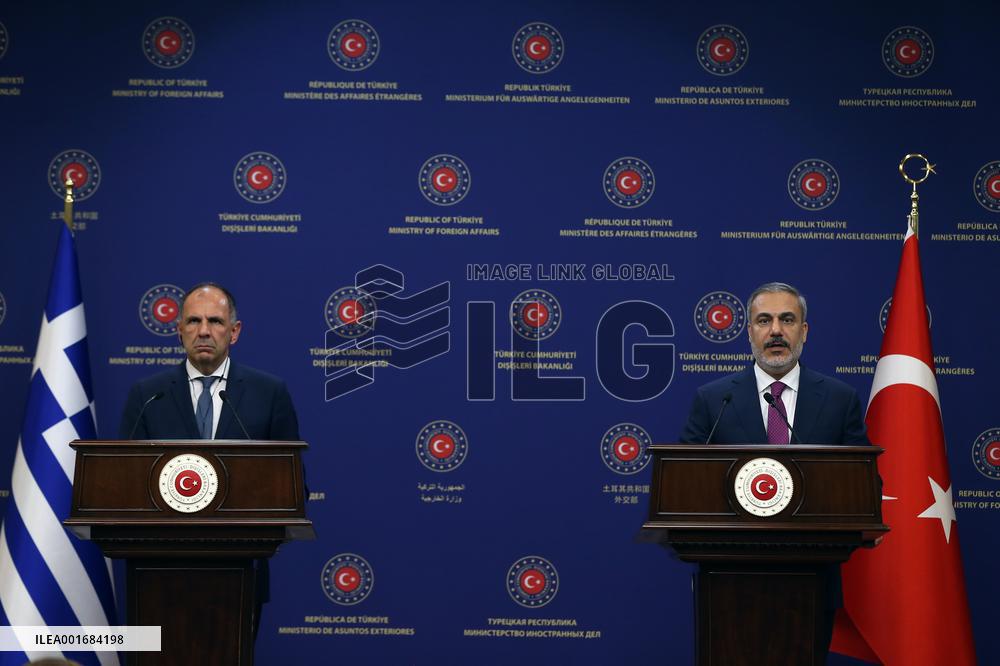 TÜRKIYE-ANKARA-FM-GREECE-FM-MEETING