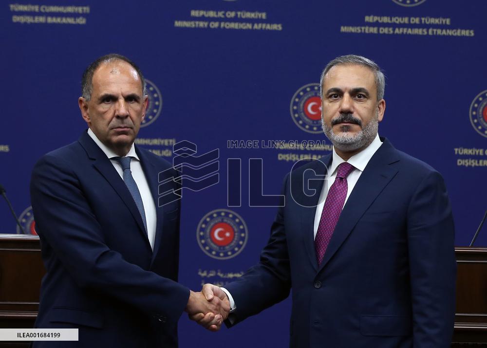 TÜRKIYE-ANKARA-FM-GREECE-FM-MEETING