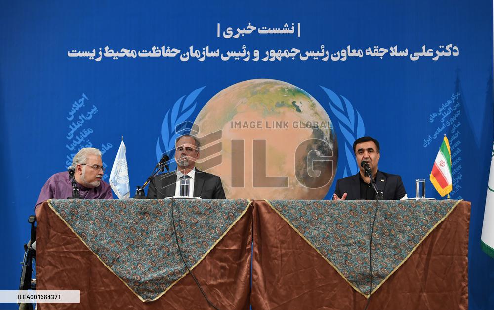 IRAN-TEHRAN-INTERNATIONAL CONFERENCE ON COMBATING SAND AND DUST STORMS-PRESS CONFERENCE