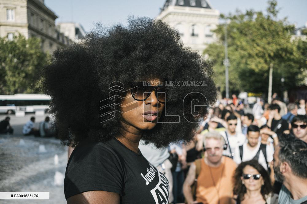 Assa Traore Leads A Rally Over Her Brother Case Dismissed - Paris