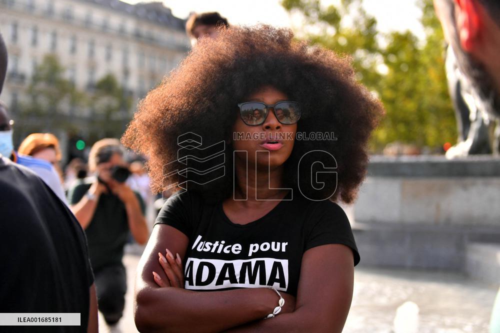Assa Traore Leads A Rally Over Her Brother Case Dismissed - Paris
