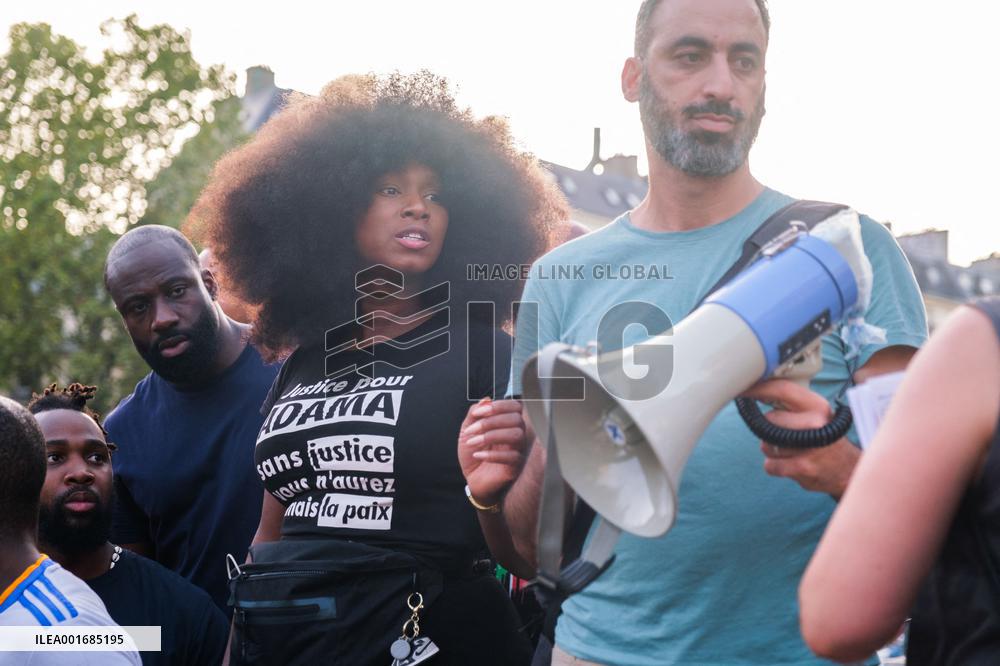 Assa Traore Leads A Rally Over Her Brother Case Dismissed - Paris