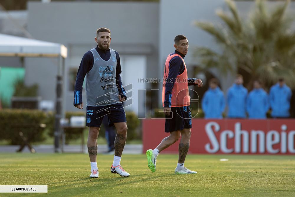 (SP)ARGENTINA-BUENOS AIRES-FOOTBALL-2026 FIFA WORLD CUP QUALIFIERS-ARGENTINA TRAINING