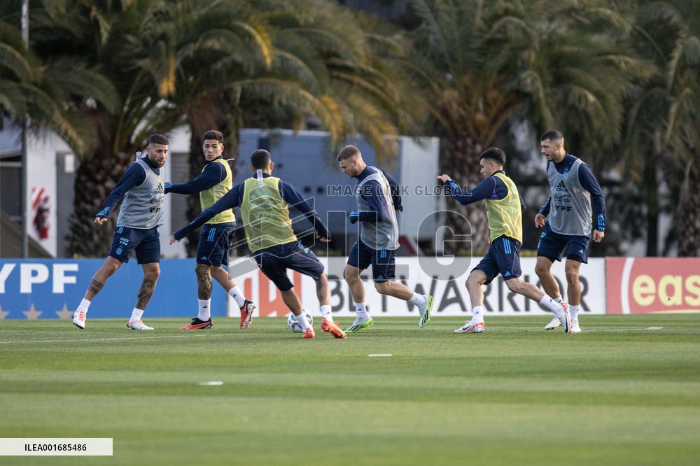 (SP)ARGENTINA-BUENOS AIRES-FOOTBALL-2026 FIFA WORLD CUP QUALIFIERS-ARGENTINA TRAINING