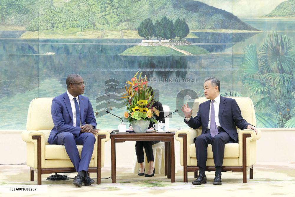 CHINA-BEIJING-WANG YI-GRENADA-FM-MEETING (CN)