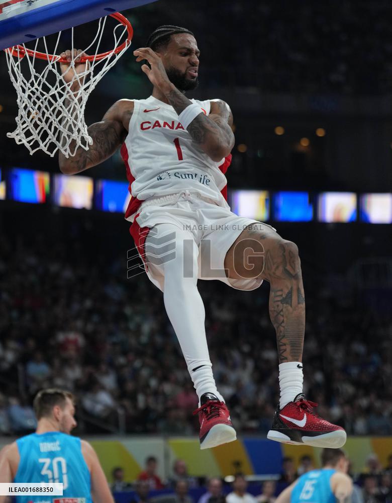 (SP)PHILIPPINES-MANILA-BASKETBALL-FIBA WORLD CUP-QUARTERFINAL-CAN VS SLO