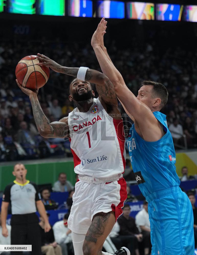 (SP)PHILIPPINES-MANILA-BASKETBALL-FIBA WORLD CUP-QUARTERFINAL-CAN VS SLO