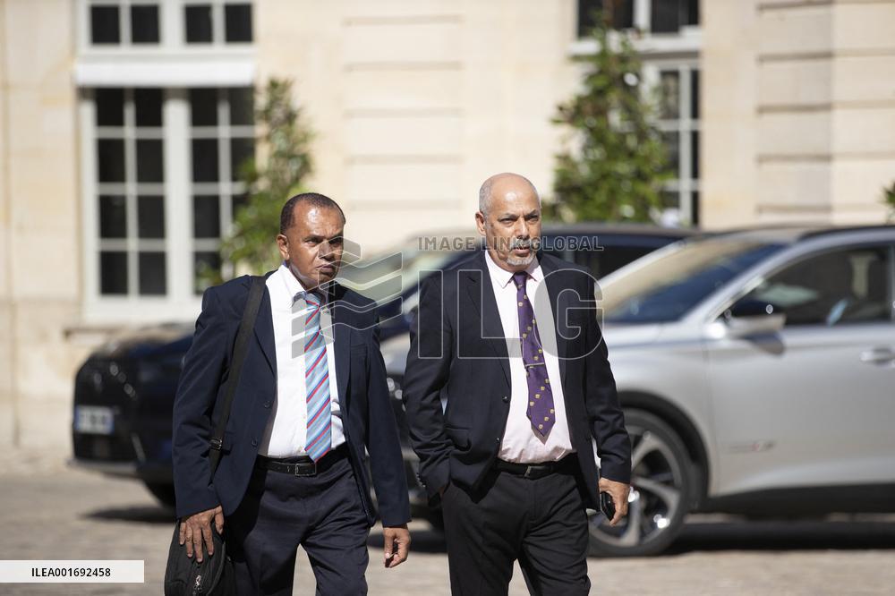 PM Borne Welcomes Caledonian Political Delegations - Paris