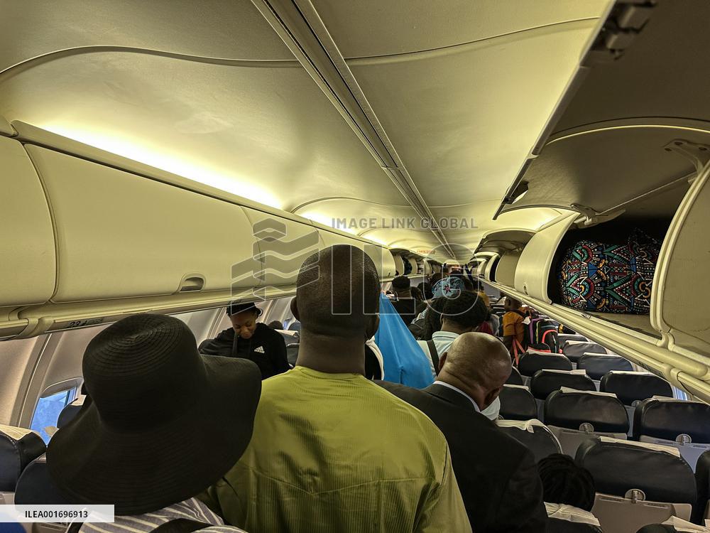 GABON-LIBREVILLE-BORDERS-REOPENING-AIRPORT