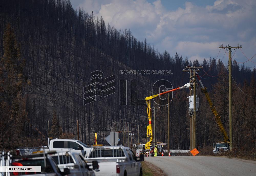 Bush Creek East Wildfire Aftermath - British Columbia