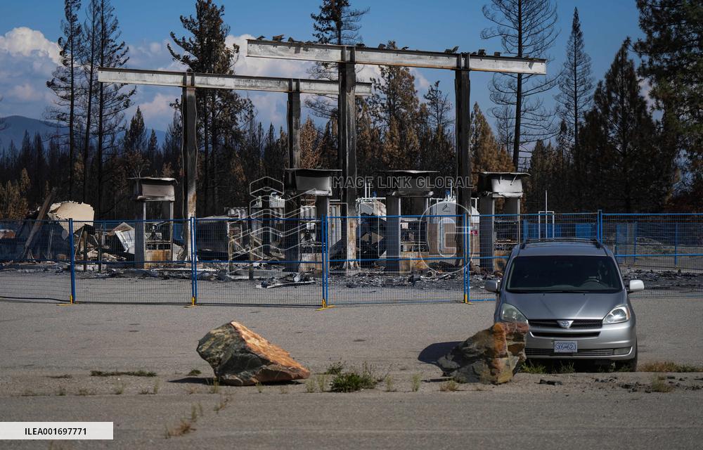 Bush Creek East Wildfire Aftermath - British Columbia