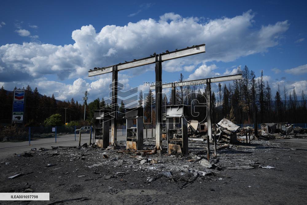 Bush Creek East Wildfire Aftermath - British Columbia