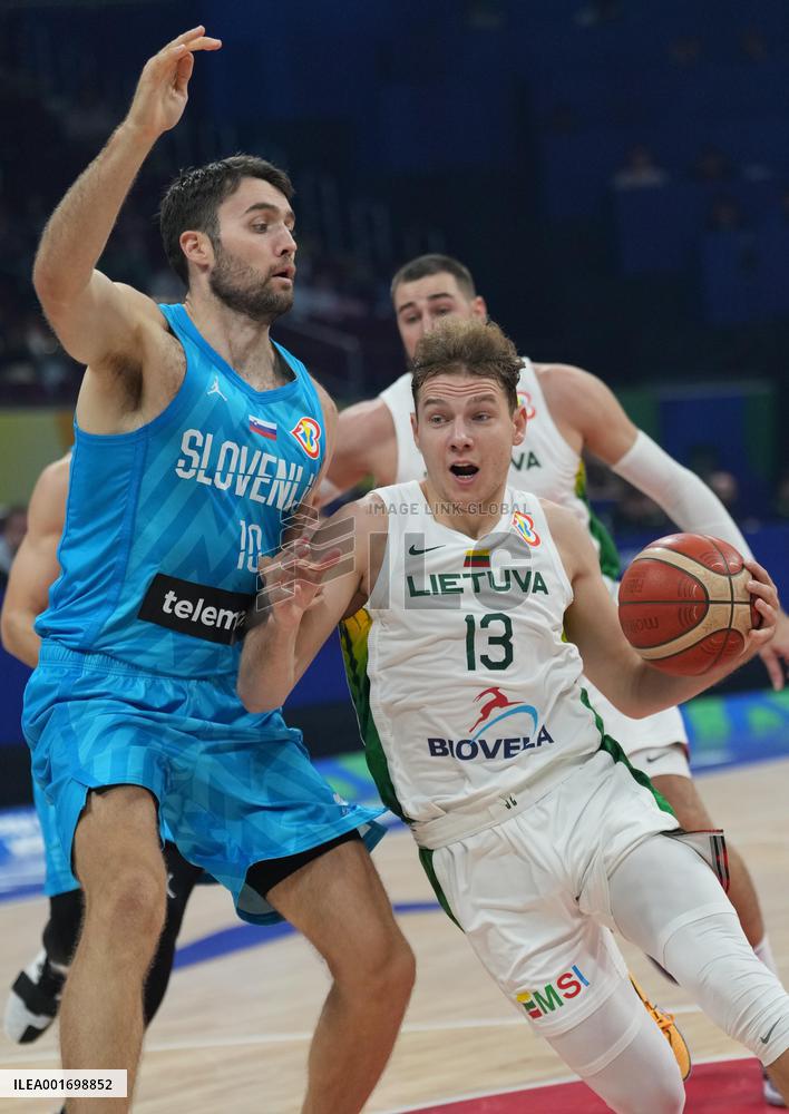 (SP)PHILIPPINES-MANILA-BASKETBALL-FIBA WORLD CUP-CLASSIFICATION GAMES 5-8-LTU VS SLO