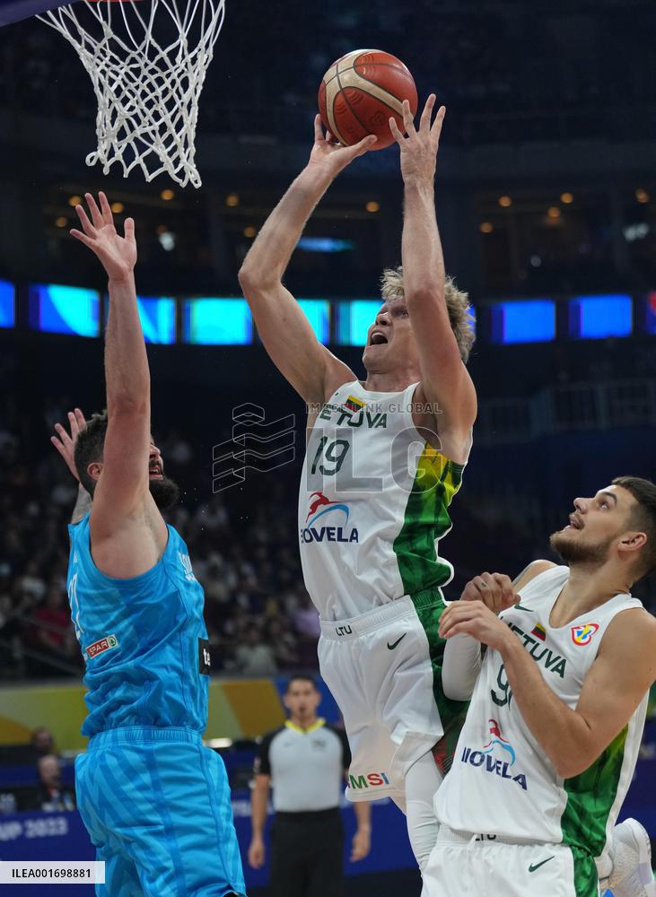 (SP)PHILIPPINES-MANILA-BASKETBALL-FIBA WORLD CUP-CLASSIFICATION GAMES 5-8-LTU VS SLO