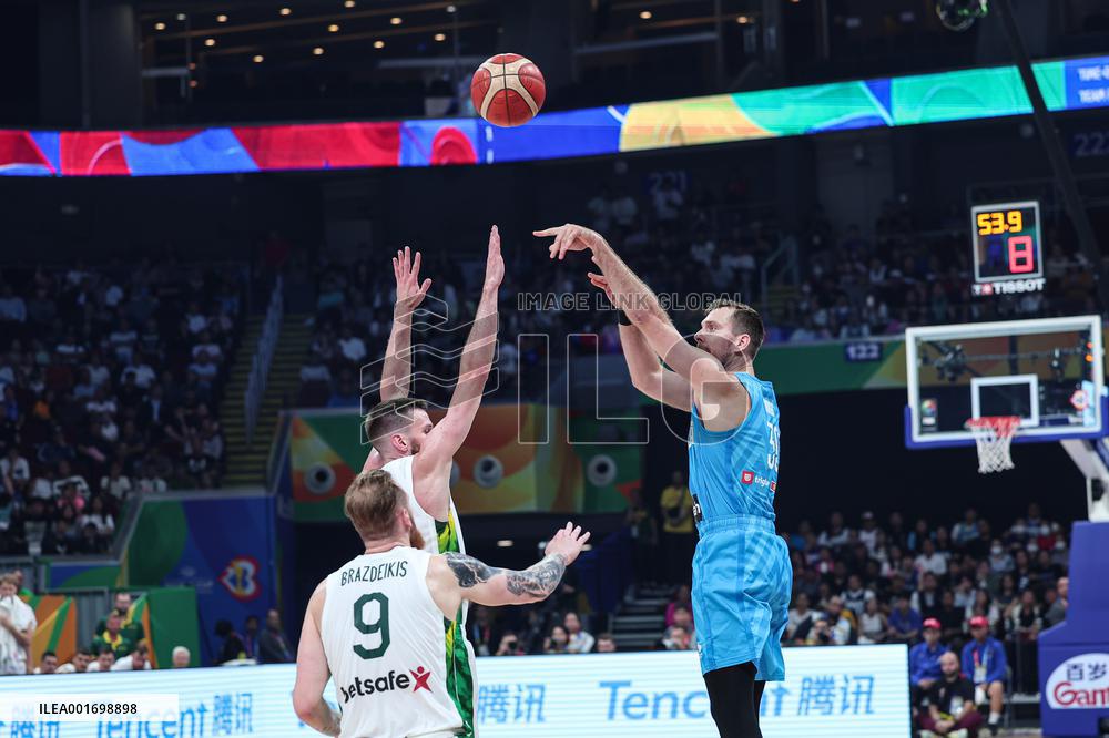 (SP)PHILIPPINES-MANILA-BASKETBALL-FIBA WORLD CUP-CLASSIFICATION GAMES 5-8-LTU VS SLO