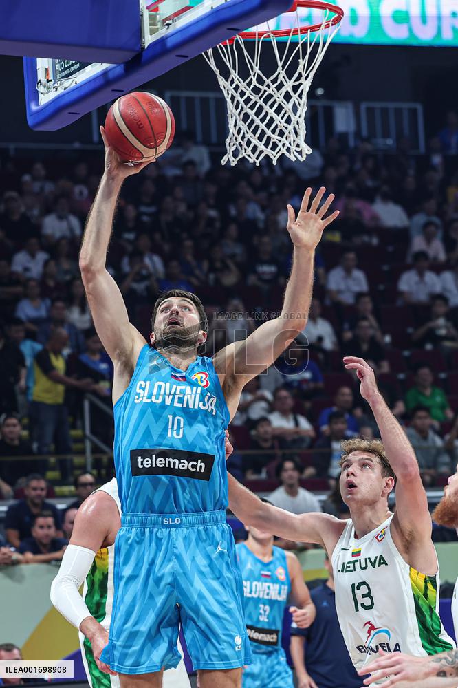 (SP)PHILIPPINES-MANILA-BASKETBALL-FIBA WORLD CUP-CLASSIFICATION GAMES 5-8-LTU VS SLO
