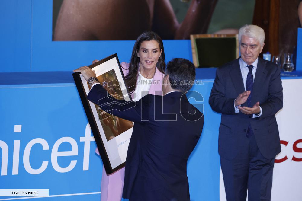Queen Letizia At UNICEF Spain 2023 Awards - Madrid