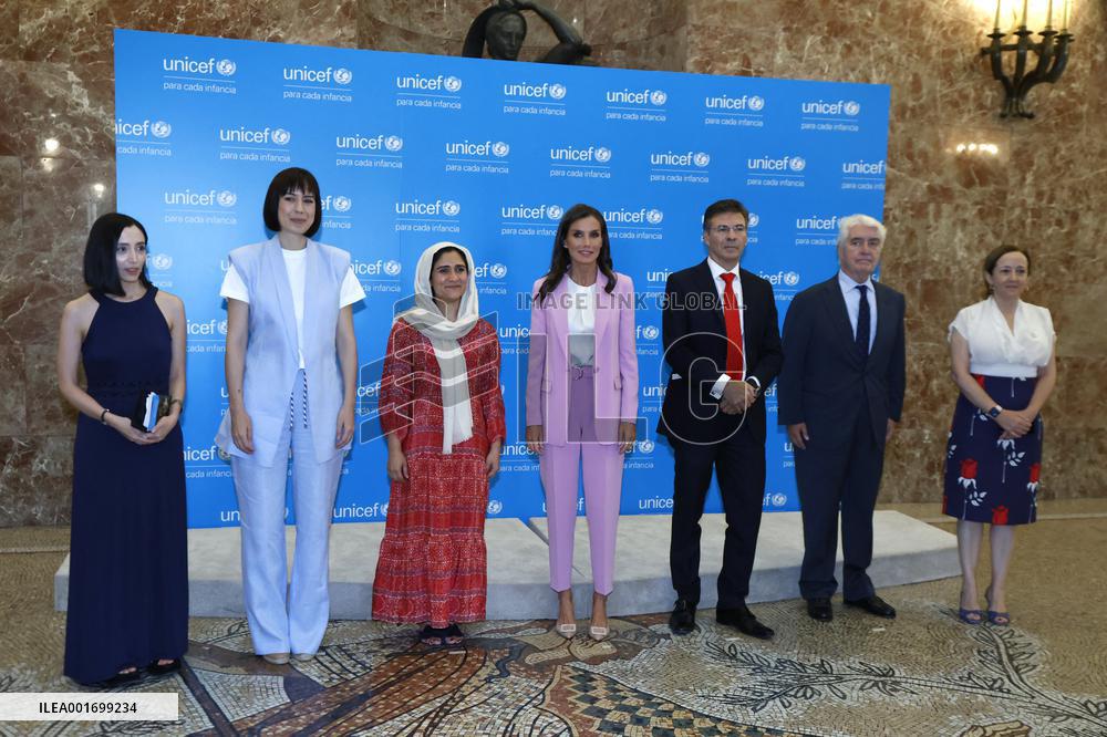Queen Letizia At UNICEF Spain 2023 Awards - Madrid