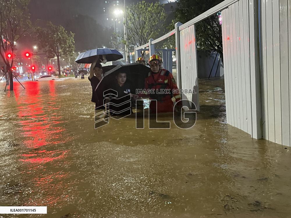 CHINA-GUANGDONG-SHENZHEN-HEAVY RAINSTORM (CN)