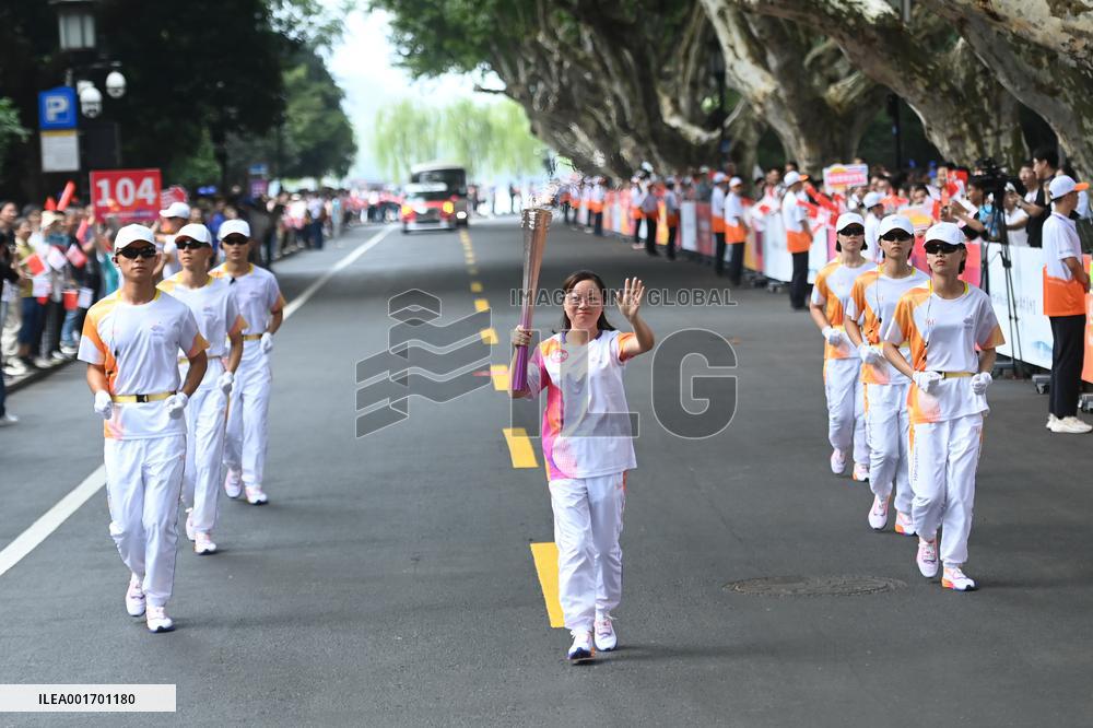 (SP)CHINA-HANGZHOU-ASIAN GAMES-TORCH RELAY (CN)