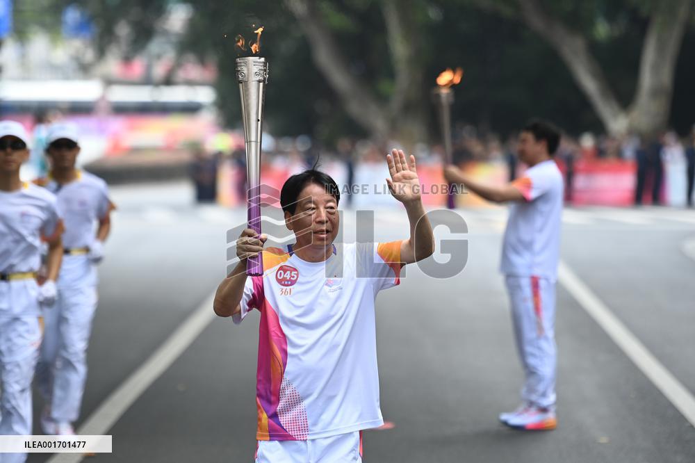 (SP)CHINA-HANGZHOU-ASIAN GAMES-TORCH RELAY (CN)