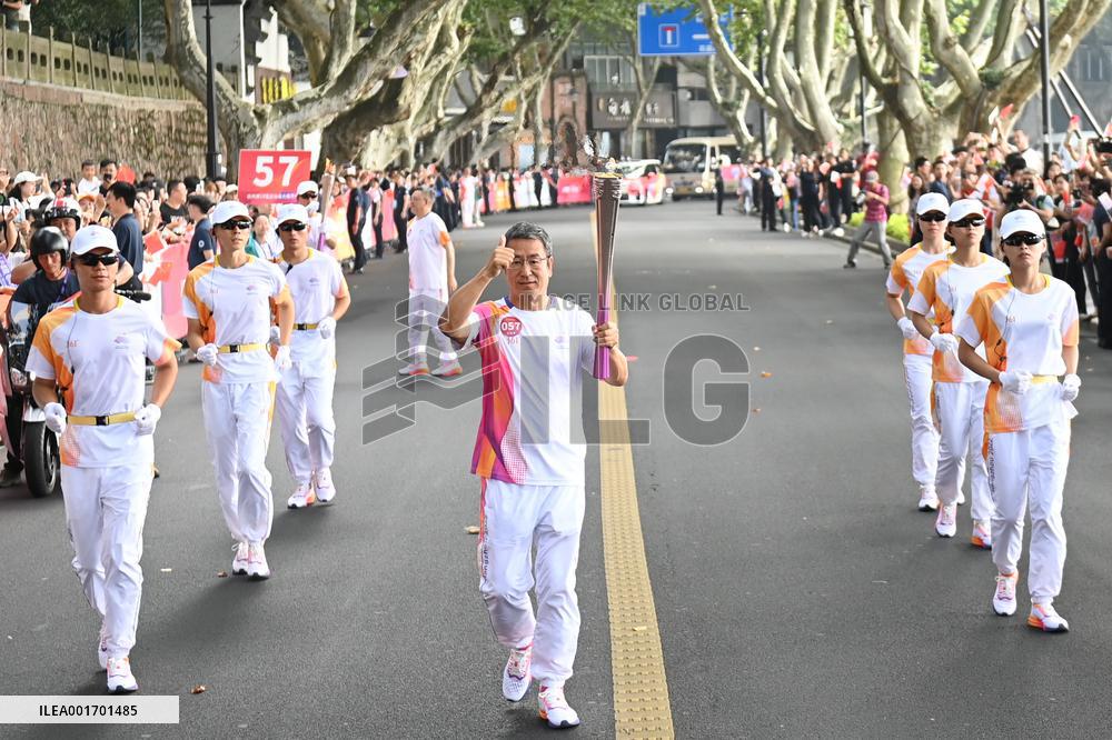 (SP)CHINA-HANGZHOU-ASIAN GAMES-TORCH RELAY (CN)
