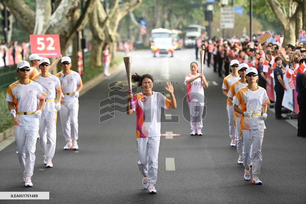 (SP)CHINA-HANGZHOU-ASIAN GAMES-TORCH RELAY (CN)