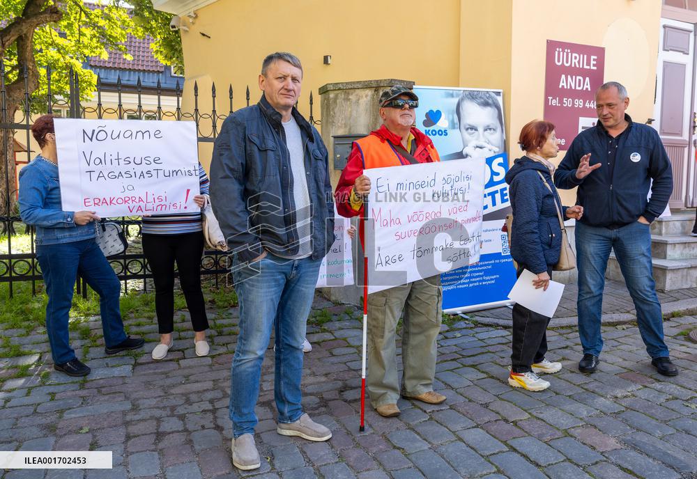 Demonstration against the government