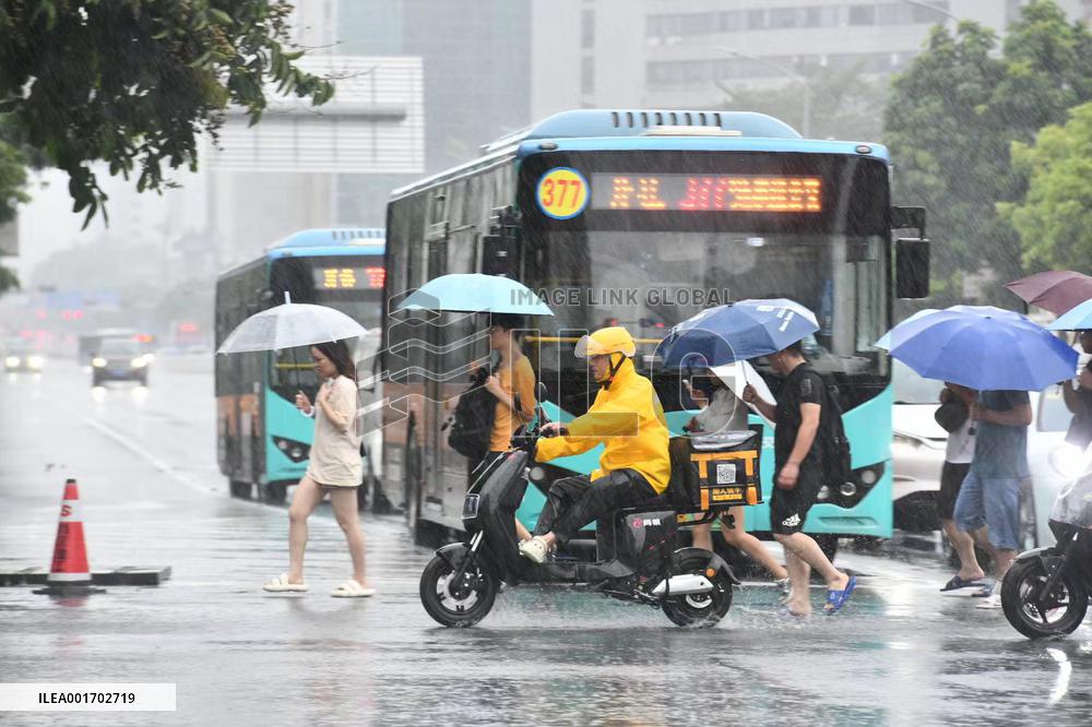 CHINA-GUANGDONG-SHENZHEN-RAINFALL (CN)