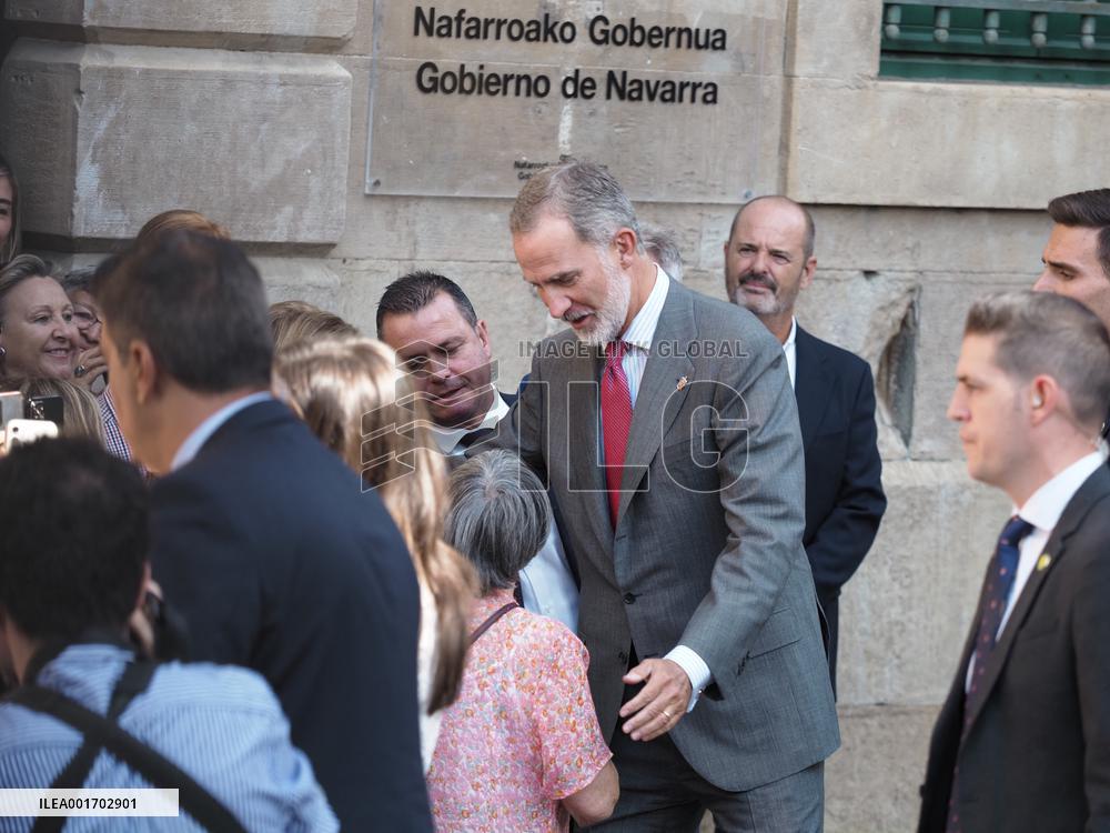 Royals At 600th Anniversary Of Privilegio De La Union - Pamplona