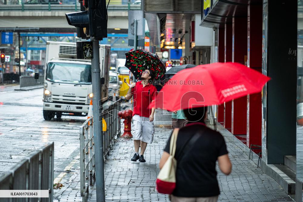 CHINA-HONG KONG-RECORD RAINFALL (CN)
