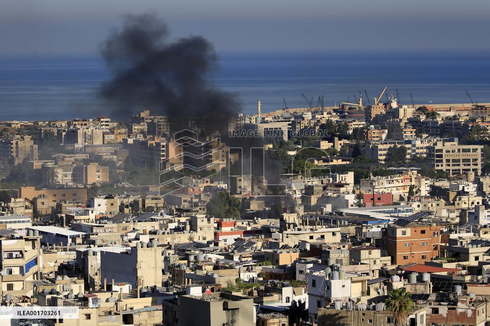 LEBANON-SIDON-REFUGEE CAMP-ARMED CLASHES