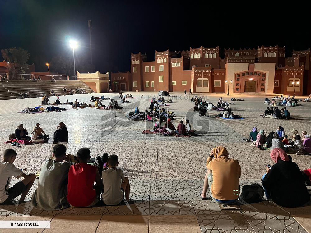 (SPOT NEWS)MOROCCO-OUARZAZATE-EARTHQUAKE