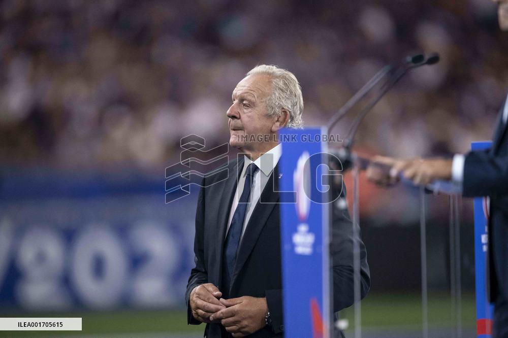 Rugby World Cup - Macron Booed At The Opening Ceremony