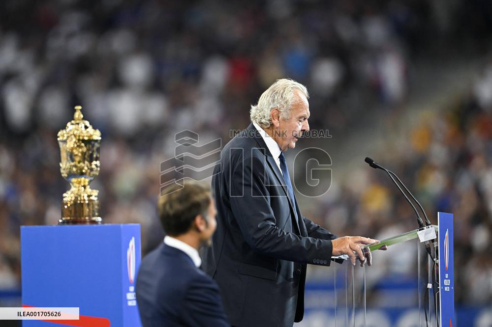 Rugby World Cup - Macron Booed At The Opening Ceremony