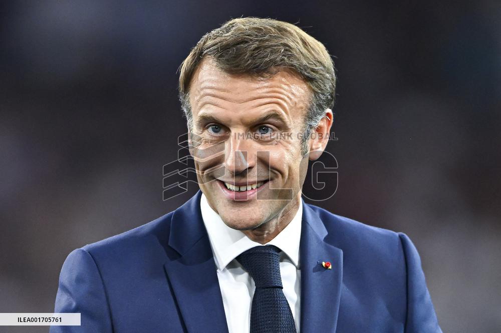 Rugby World Cup - Macron Booed At The Opening Ceremony