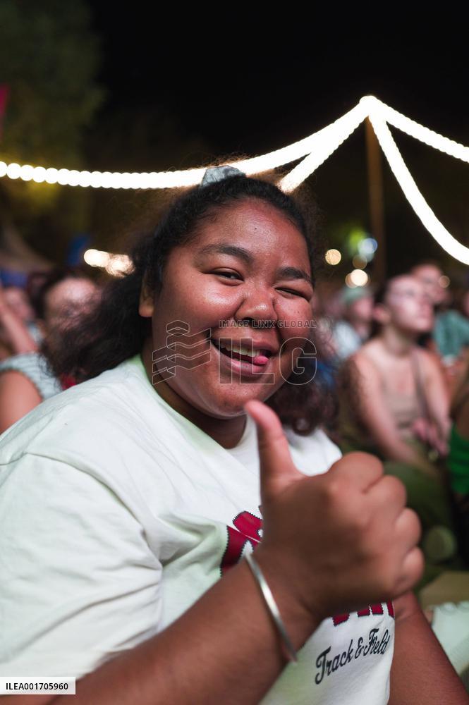 Rugby World Cup - Fans Flock At Rugby Village - Toulouse