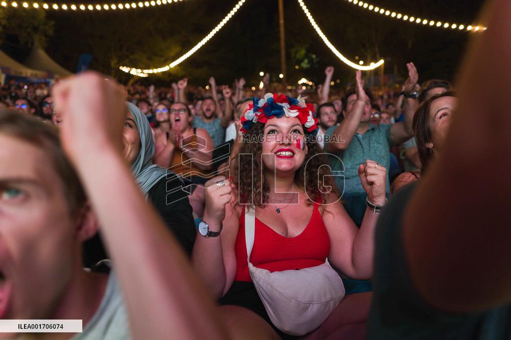Rugby World Cup - Fans Flock At Rugby Village - Toulouse