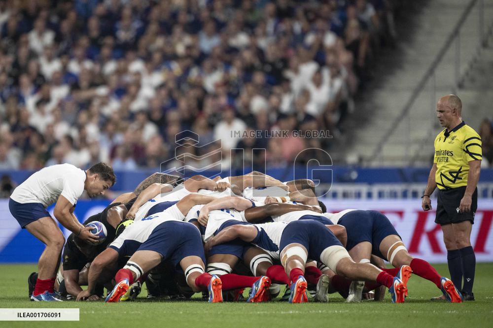 Rugby World Cup - France Defeat New Zealand In Opening Game