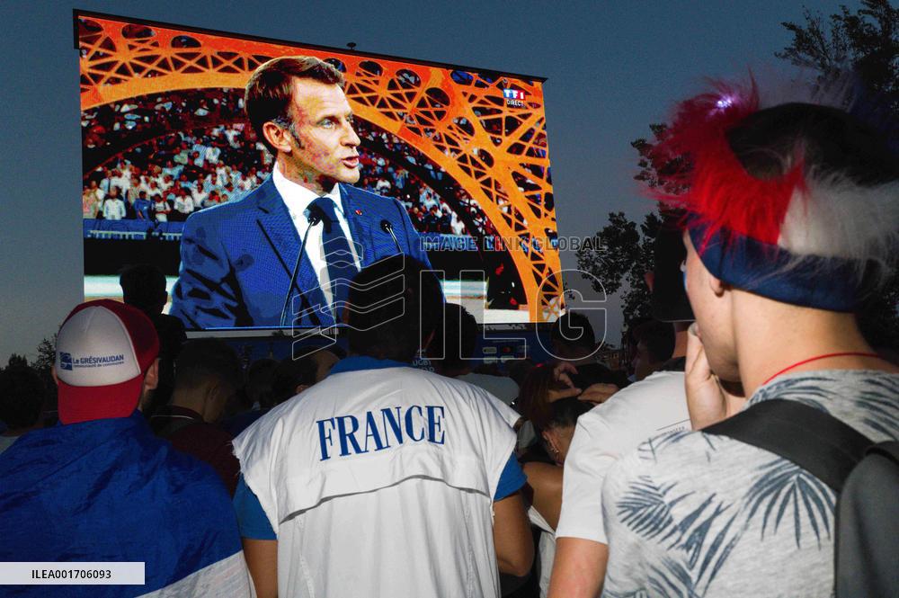Rugby World Cup - Fans Flock At Rugby Village - Toulouse